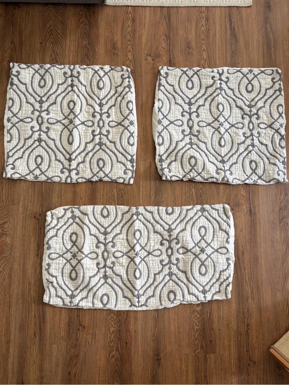 3 Pottery Barn Shams